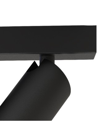 NAZARÉ * REGLETA Mini GU10 2L NEGRO